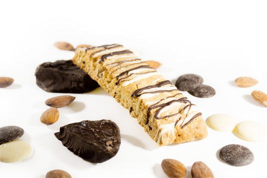 Chocolate Ribboned Almond Biscotti - CSTsweets