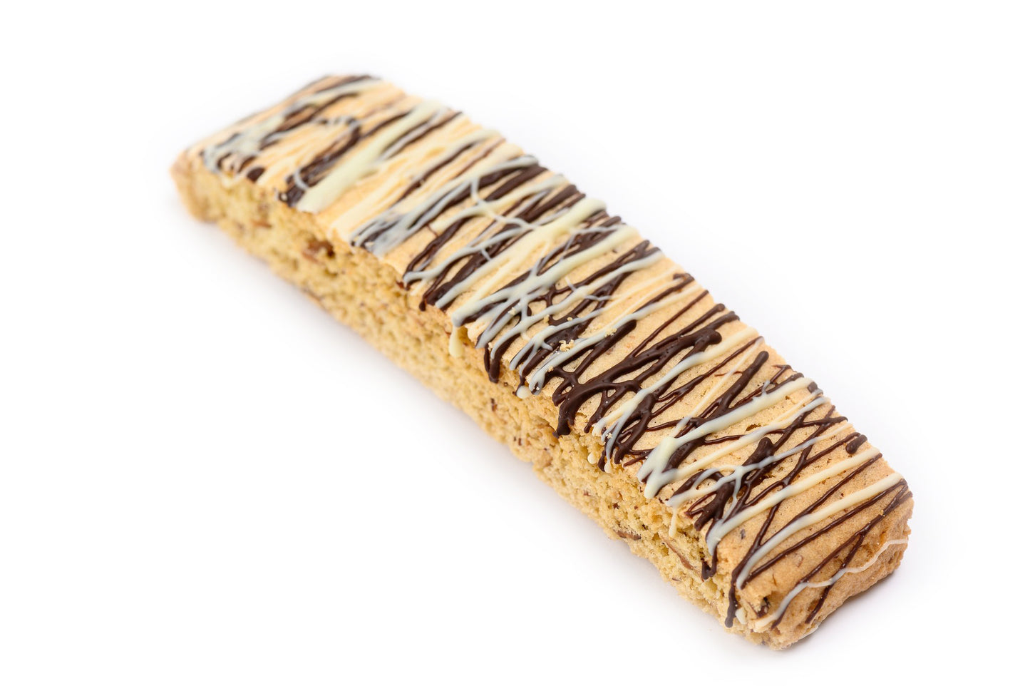 Chocolate Ribboned Almond Biscotti - CSTsweets